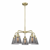 Cone 5 Light Medium Chandelier by Innovations 916-5CR-G6 - 916-5CR-G6