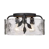 Calla 3 Light 15.13 Inch Wide Flush Mount by Golden - 3160-FM