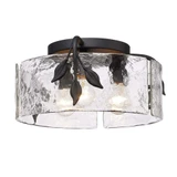 Calla 3 Light 15.13 Inch Wide Flush Mount by Golden - 3160-FM