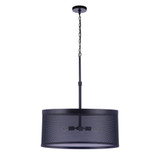 Mesh 4 Light Pendant 34 Inch Tall and 28 Inch Wide by Craftmade - 58994