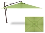 10x13 Foot Aluminum Manual Rectangle Cantilever Umbrella by Treasure Garden - AKZPRT