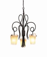 Tribecca 3 Light Medium Chandelier by Kalco - 4298