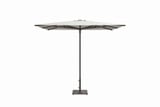 8 Foot Anodized Aluminum Manual Lift Square Market Umbrella by Shademaker - LIB-25S