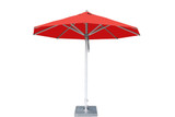 13 Foot Aluminum Pulley Lift Round Market Umbrella by Bambrella - 4-0mR-H