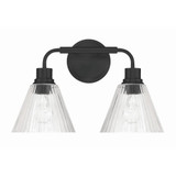 Pleated 2 Light Bath Vanity 10.75 Inch Tall X 16.88 Inch Wide by Craftmade - 61102