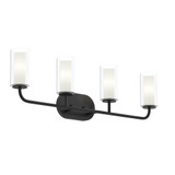 Mack 4 Light Bath Vanity 9.5 Inch Tall and 31.5 Inch Length by Progress - P300577