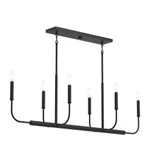 Reines 6 Light Linear Chandelier 13.5 Inch and 44 Inch Length by Progress - P400450