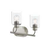 Reines 2 Light Bath Vanity 9.5 Inch Tall and 14.75 Inch Length by Progress - P300566