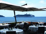 11.5 Foot Aluminum Easy Lift Square Cantilever Umbrella by FIM - P17
