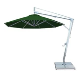 10 Foot Aluminum Crank Lift Round Cantilever Umbrella by Bambrella - 3_0RA