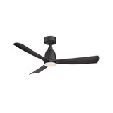 Dean's Gardens 3 Blade Ceiling Fan with Light Kit 44 Inches Wide by BSH - 103-BEL-929476