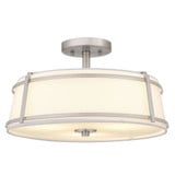 Sloane 3 Light Semi Flush Mount 9.25 Inch Tall and 16 Inch Wide by Quoizel - SLN1716