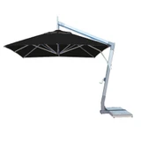 11 Foot Aluminum Crank Lift Square Cantilever Umbrella by Bambrella - 3-4mSQ-SW-H