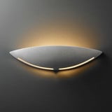 Ambiance 2 Light Large Slice Wall Sconce by Justice Design - CER-4205