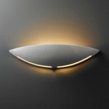 Ambiance 2 Light Large Slice Wall Sconce by Justice Design - CER-4205