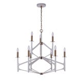 The Reserve 9 Light Chandelier 29.5 Inch and 32.25 Inch Wide by Craftmade - 55529