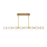 Bergy 5.3W 8 LED Linear Pendant 5 Inch and 5 Inch Wide by Schonbek Beyond - BPD21548