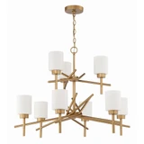 Cadence 9 Light Chandelier 24.13 Inch Tall and 32 Inch Wide by Craftmade - 54629