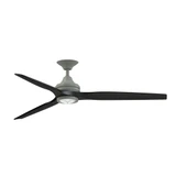 Foley Gardens 3 Blade Ceiling Fan 19.42 Inch Tall and 64 Inch Wide by BSH - 103-BEL-1278460
