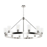 Hartland 12 Light Oversized Chandelier by Hunter - 13060