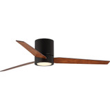 Braden 3 Blade Hugger Fan with Light Kit 56 Inches Wide by Progress - P2588