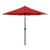 9 Foot Auto Tilt Aluminum Crank Lift Octagon Market Umbrella by Galtech - 736