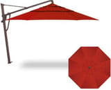 13 Foot Aluminum Manual Lift Octagon Cantilever Umbrella by Treasure Garden - AKZP13