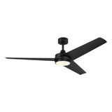 Velto 3 Blade Ceiling Fan with Light Kit 14.25 and 60 Inch Wide by Progress - P250128