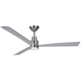 Simple 3 Blade Ceiling Fan with Light Kit 13.75X52 Inch Wide by Minka Aire - F787L