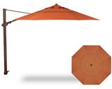 10 Foot Aluminum Manual Octagon Cantilever Umbrella by Treasure Garden - AG25TR10