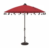 8.5 Foot Aluminum Crank Lift Round Market Umbrella by Simply Shade - SSUSC45109