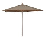 11 Foot Anodized Aluminum Pulley Lift Round Market Umbrella by Simply Shade - SSUWA811SS