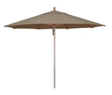11 Foot Anodized Aluminum Pulley Lift Round Market Umbrella by Simply Shade - SSUWA811SS