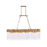 Matrix 10 Light Linear Pendant 45 Inch Tall and 60 Inch Wide by Varaluz - 309N10