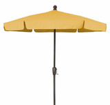 7.5 Foot Garden Crank Lift Hexagon Market Umbrella by Fiberbuilt - 7GCR