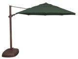 11.5 Foot Aluminum Crank Lift Round Cantilever Umbrella by Simply Shade - SSAG25T