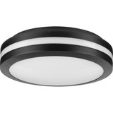 Hard Nox 25W 1 LED 11.9 Inch Wide Outdoor Semi Flush Mount by Progress - P550112