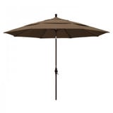 11 Foot Crank Lift Round Market Umbrella by CA Umbrella - GSCU118