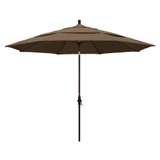 11 Foot Crank Lift Round Market Umbrella by CA Umbrella - GSCU118