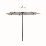 7.5 Foot Commercial Manual Lift Octagon Market Umbrella by Galtech - 722