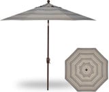 9 Foot Single Vent Push Button Round Market Umbrella by Treasure Garden - UM920-SWV
