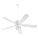 Ovation 5 Blade Patio Ceiling Fan with Light Kit 52 Inches Wide by Quorum  - 14525