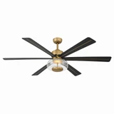 Ligero 6 Blade Ceiling Fan with Light Kit 19.25X60 Inch Wide by Minka Aire - F769L