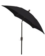7.5 Foot Tilting Crank Lift Hexagon Patio Market Umbrella by Fiberbuilt - 7HCR-T