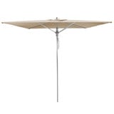 8 Foot Aluminum Pulley Lift Square Market Umbrella by Galtech - 782
