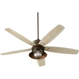 Portico Patio Ceiling Fan 60 inches wide by 19.5 inches high by Quorum  - 14605