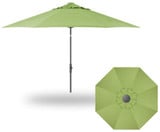 11 Foot Aluminum Twist Lift Octagon Market Umbrella by Treasure Garden - UM851