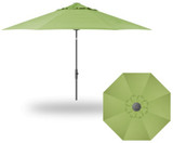11 Foot Aluminum Twist Lift Octagon Market Umbrella by Treasure Garden - UM851