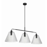 Pleated 3 Light Island 19 Inch Tall and 14 Inch Wide by Craftmade - 61173