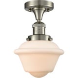 Oxford 1 Light Semi Flush Mount 11 Inch Tall X 7.5 Inch Wide by Innovations - 517-1CH-G53